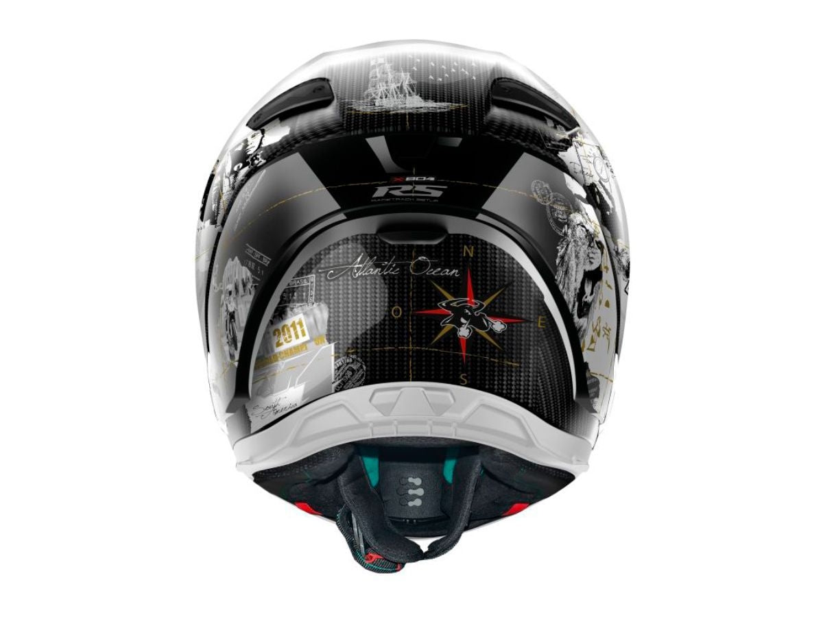 NOLAN FULL FACE HELMET X-804 RS ULTRA CARBON REPLICA C. CHECA 024