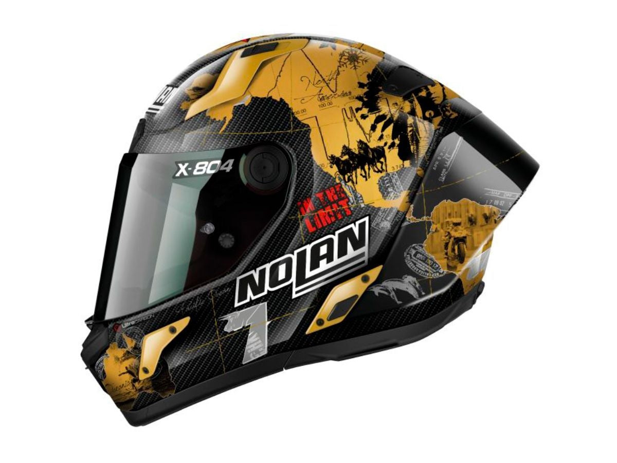 NOLAN FULL FACE HELMET X-804 RS ULTRA CARBON REPLICA C. CHECA