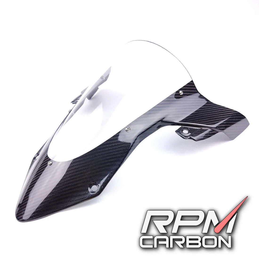 RPM-BMW S1000RR Windshield Carbon - Clear Glass