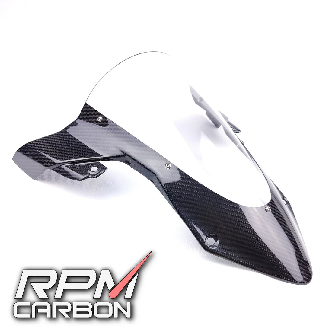 RPM-BMW S1000RR Windshield Carbon - Clear Glass