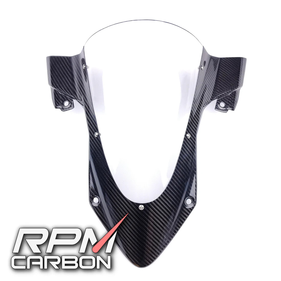 RPM-BMW S1000RR Windshield Carbon - Clear Glass