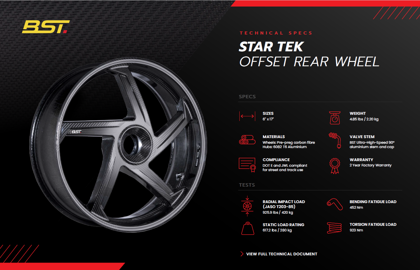 BST Star TEK Carbon Fiber wheels