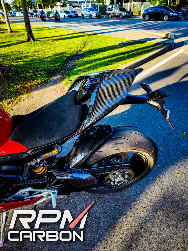 RPM - Ducati Panigale/Streetfighter V4 V2 Carbon Fiber Tail Rear Fairing Cowl