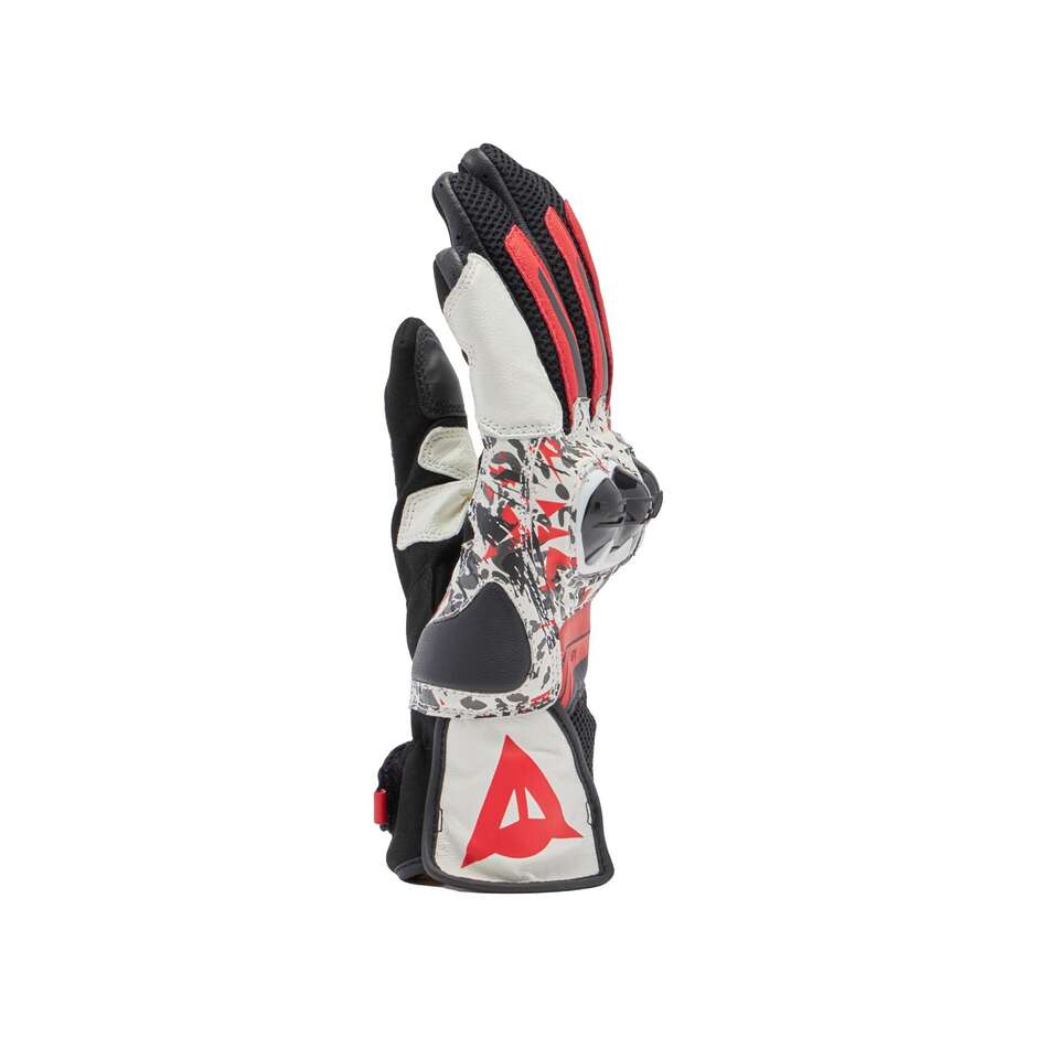 Dainese MIG 3 Motorcycle Gloves Black Red White