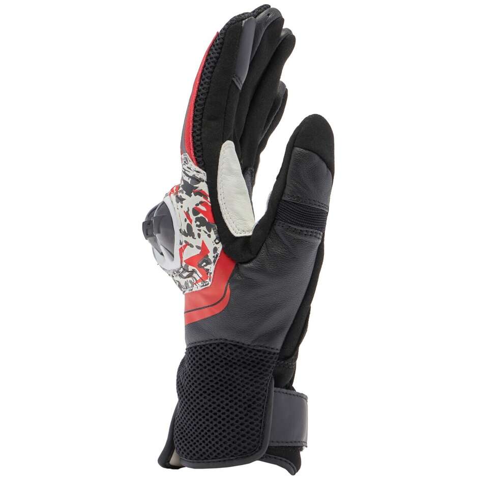 Dainese MIG 3 Motorcycle Gloves Black Red White
