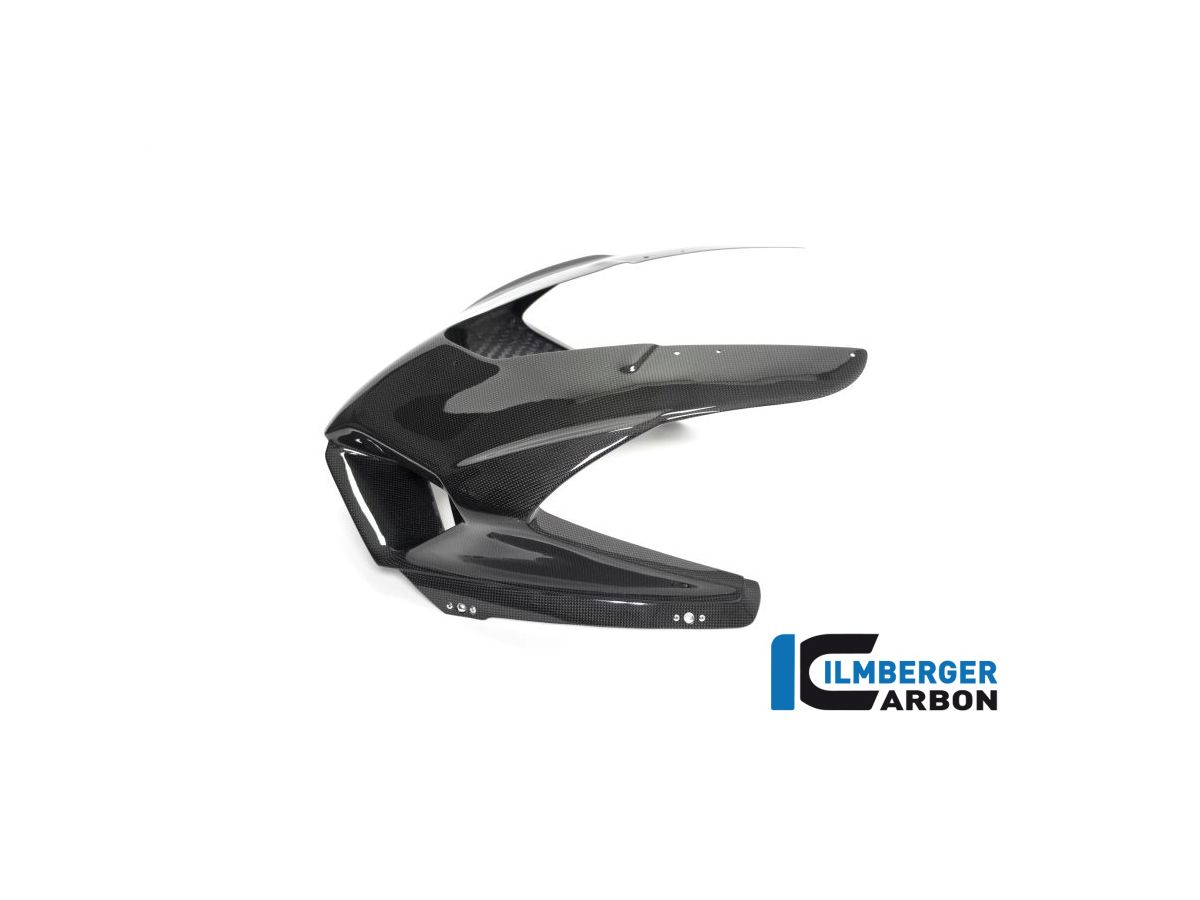 FRONT FAIRING STOCKSPORT GLOSS CARBON ILMBERGER DUCATI PANIGALE V4 RACE 2018-20