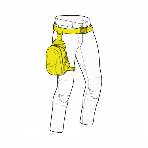 Macna Leg Bag Extended Black