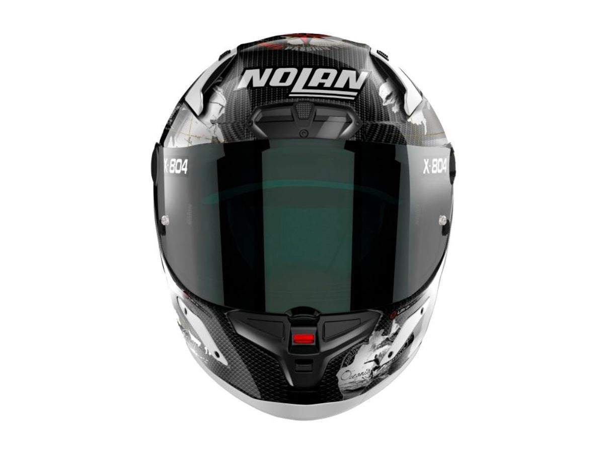NOLAN FULL FACE HELMET X-804 RS ULTRA CARBON REPLICA C. CHECA 024